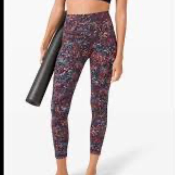 Lululemon Leggings - Invigorate High Rise-Foliage Overlay Multi - Picture 4 of 12